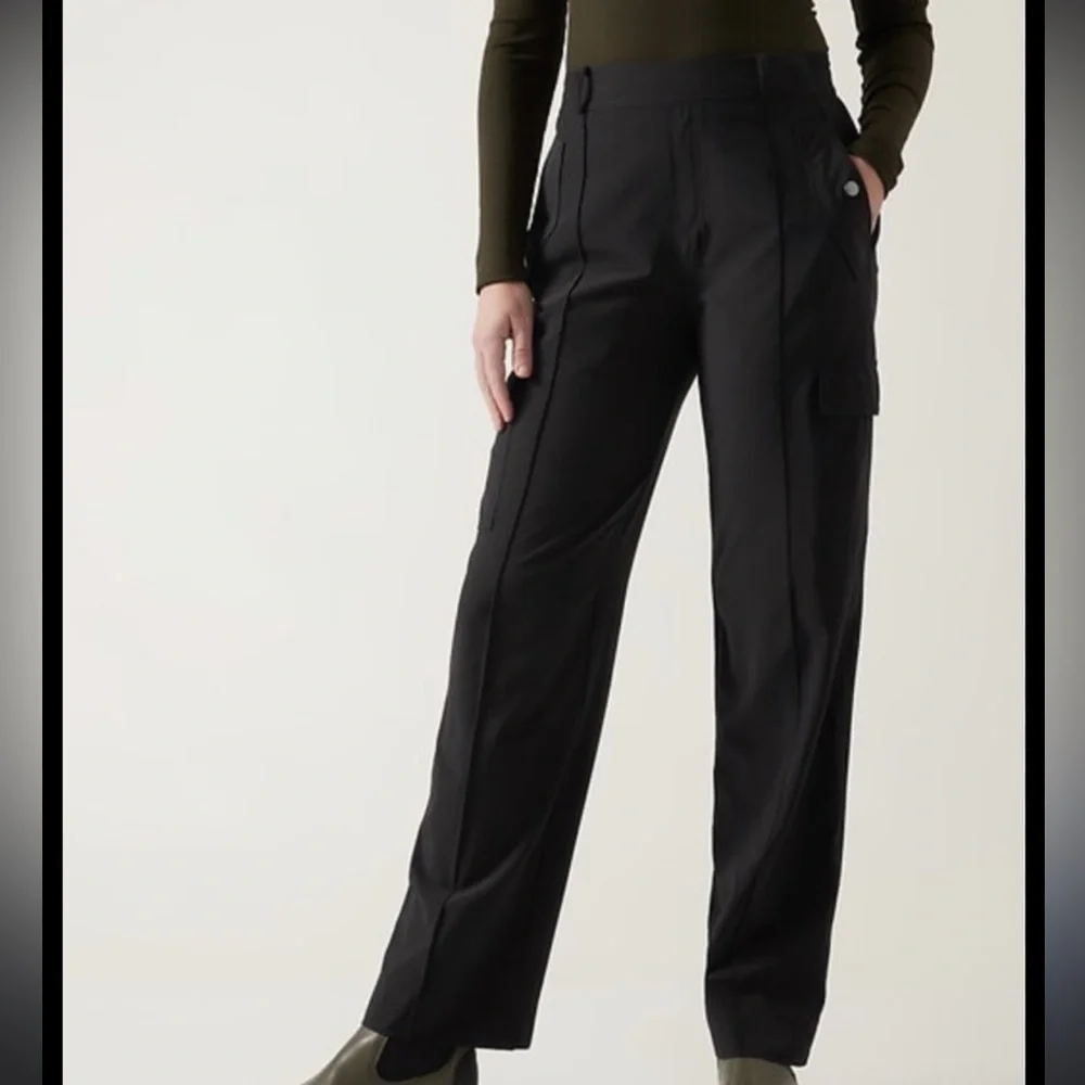 Athleta Vienna Cargo Pants Black Size 12